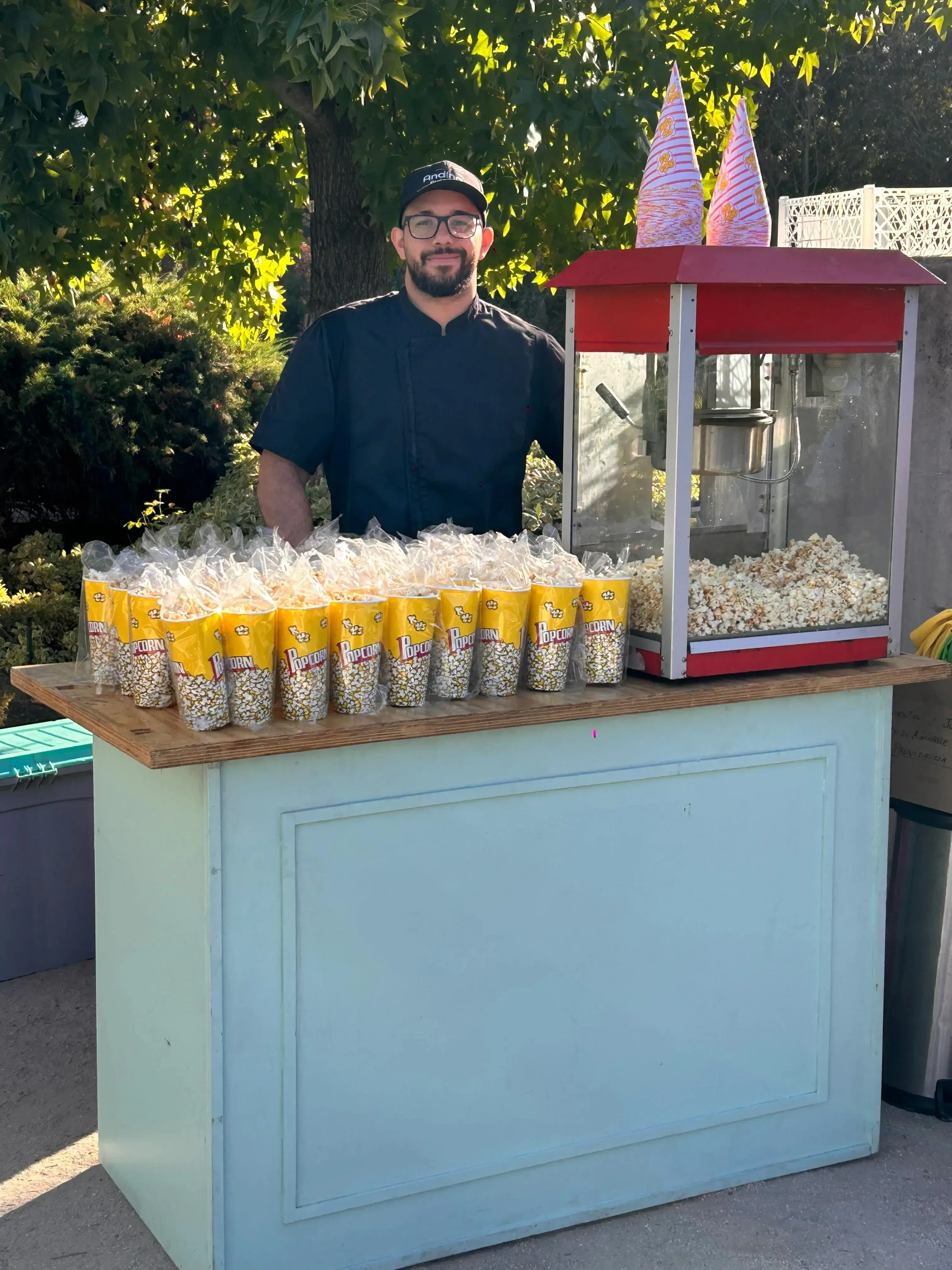 Carrito de hamburguesas para eventos en Santiago