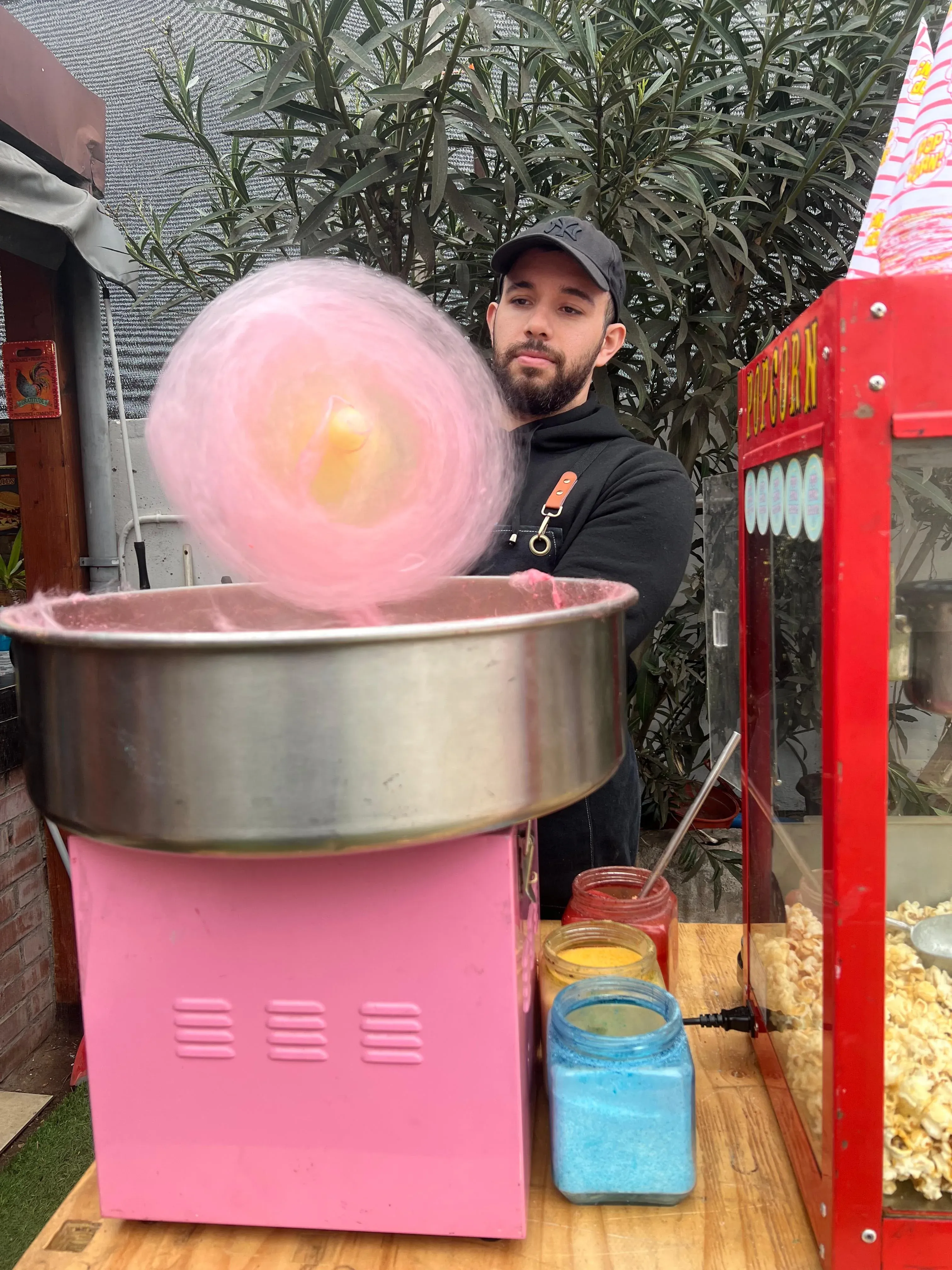 Carrito de comida para eventos corporativos